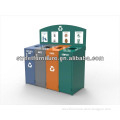 Environment protection color printed recycle waste bins